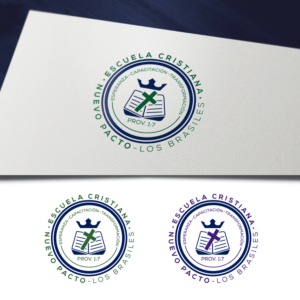 Escuela Cristiana Nuevo Pacto | Diseño de Logo por WooW Designs