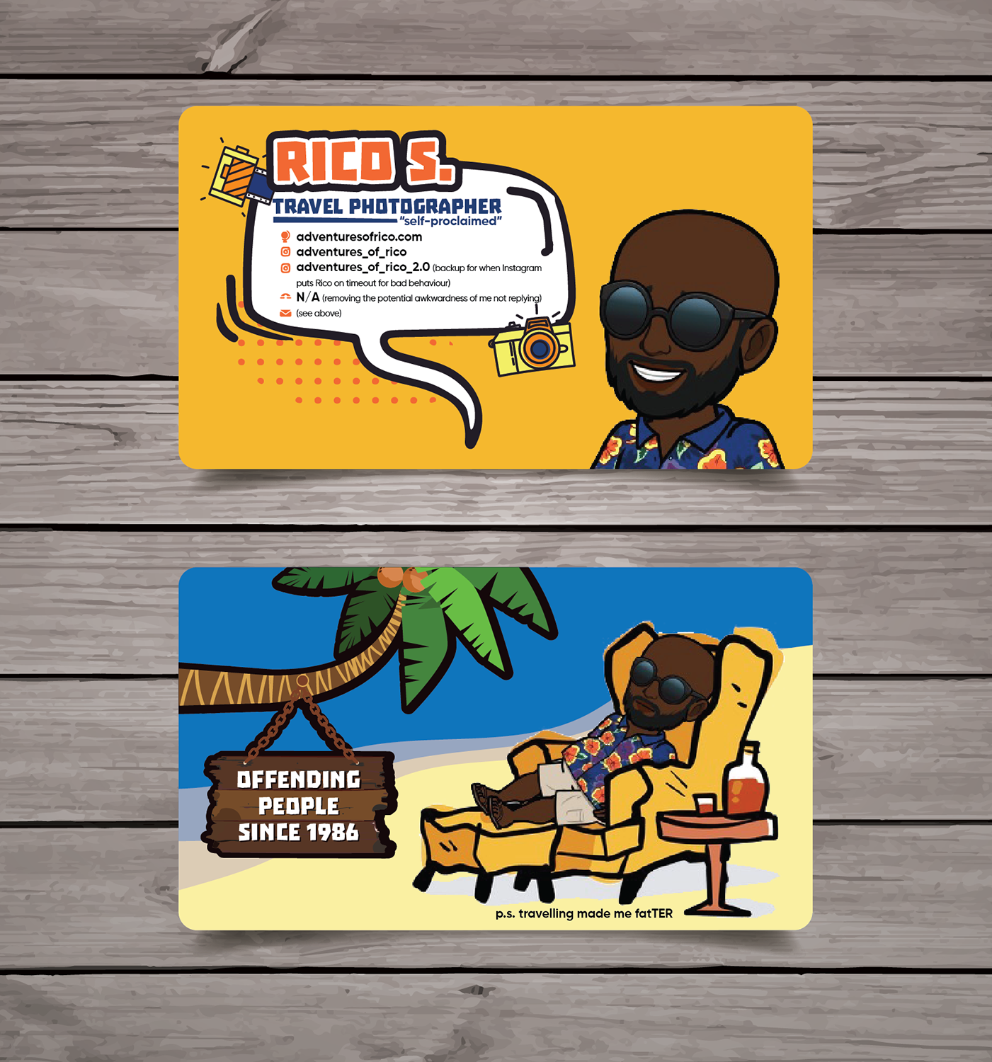 Business Card Design by Pinky  for Adventures Of Rico Photography | Design #22848075
