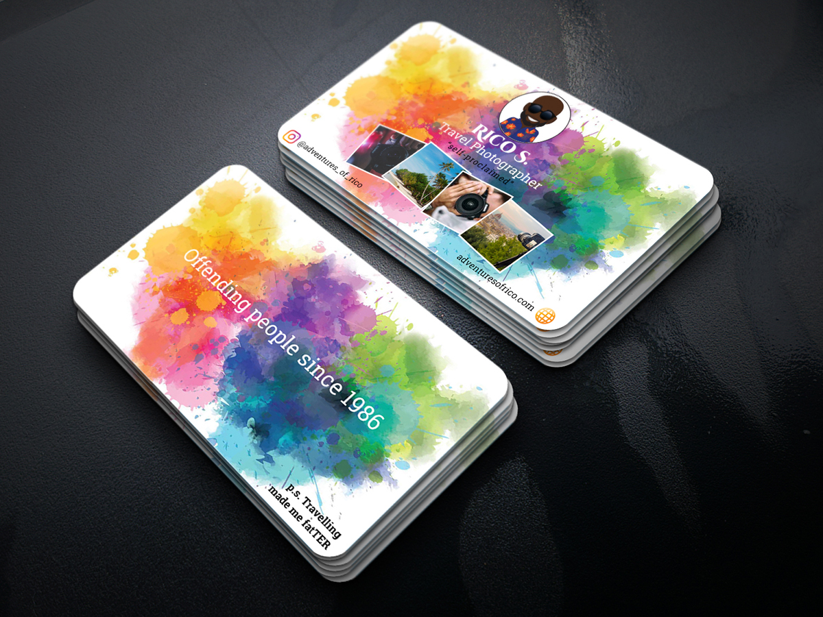 Business Card Design by Gexton for Adventures Of Rico Photography | Design #22861984