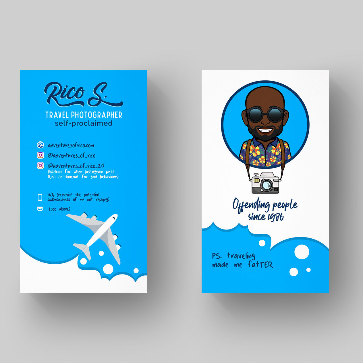 Business Card Design by Ana White for Adventures Of Rico Photography | Design #22874942