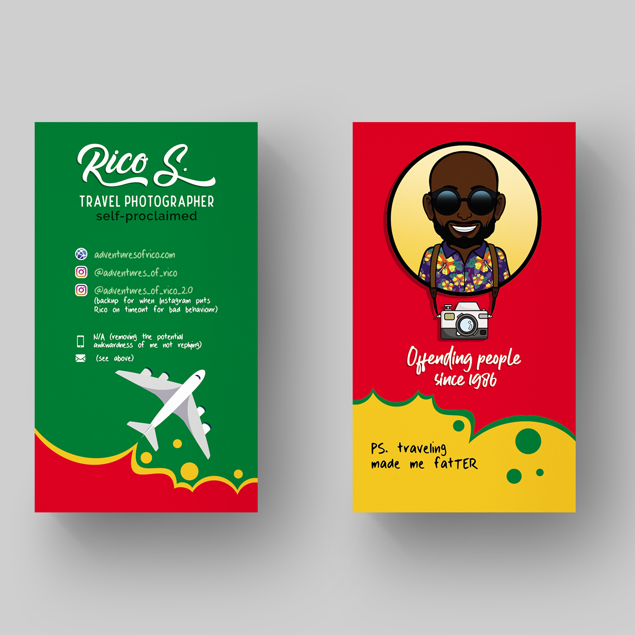 Business Card Design by Ana White for Adventures Of Rico Photography | Design #22874943