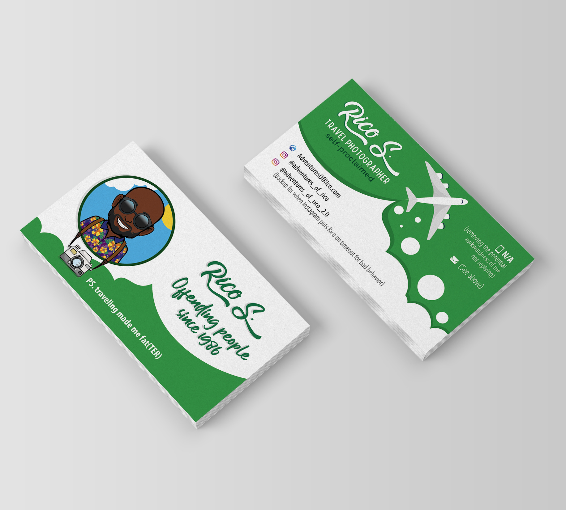 Design de Carte de Visite par Ana White pour Adventures Of Rico Photography | Design #22882631