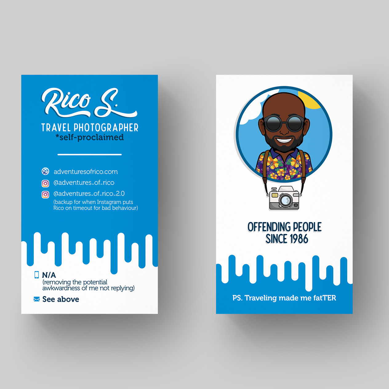 Business Card Design by Ana White for Adventures Of Rico Photography | Design: #22932084