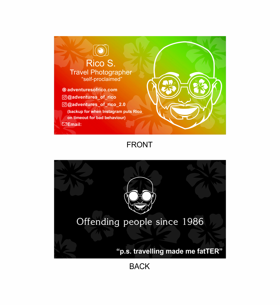 Business Card Design by pa2pat for Adventures Of Rico Photography | Design #22845085