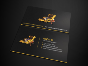 Business Card Design by Tripti Ranjan Gain for Adventures Of Rico Photography | Design: #22894496