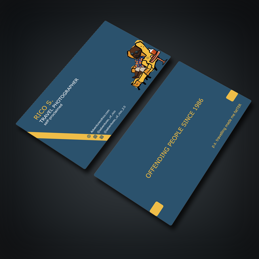 Business Card Design by Kipkemoi for Adventures Of Rico Photography | Design #22860019