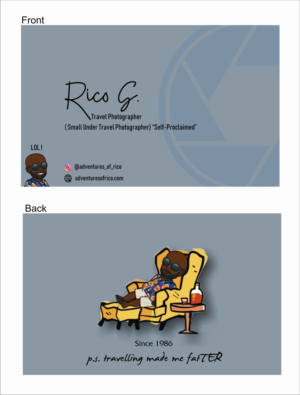 Business Card Design by Divanshuk25 for Adventures Of Rico Photography | Design: #22885684