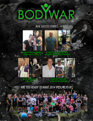 Flyer Design by Eddie Ech for BODYWAR Pty Ltd | Design #3004602
