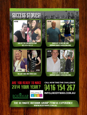 Flyer Design by Priyo Subarkah for BODYWAR Pty Ltd | Design: #2990434