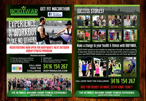 Flyer Design by Priyo Subarkah for BODYWAR Pty Ltd | Design: #3011079