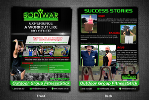 Flyer Design by ESolz Technologies for BODYWAR Pty Ltd | Design #2992117