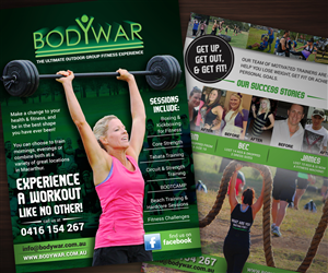 Flyer Design by nurmaili for BODYWAR Pty Ltd | Design #3001743