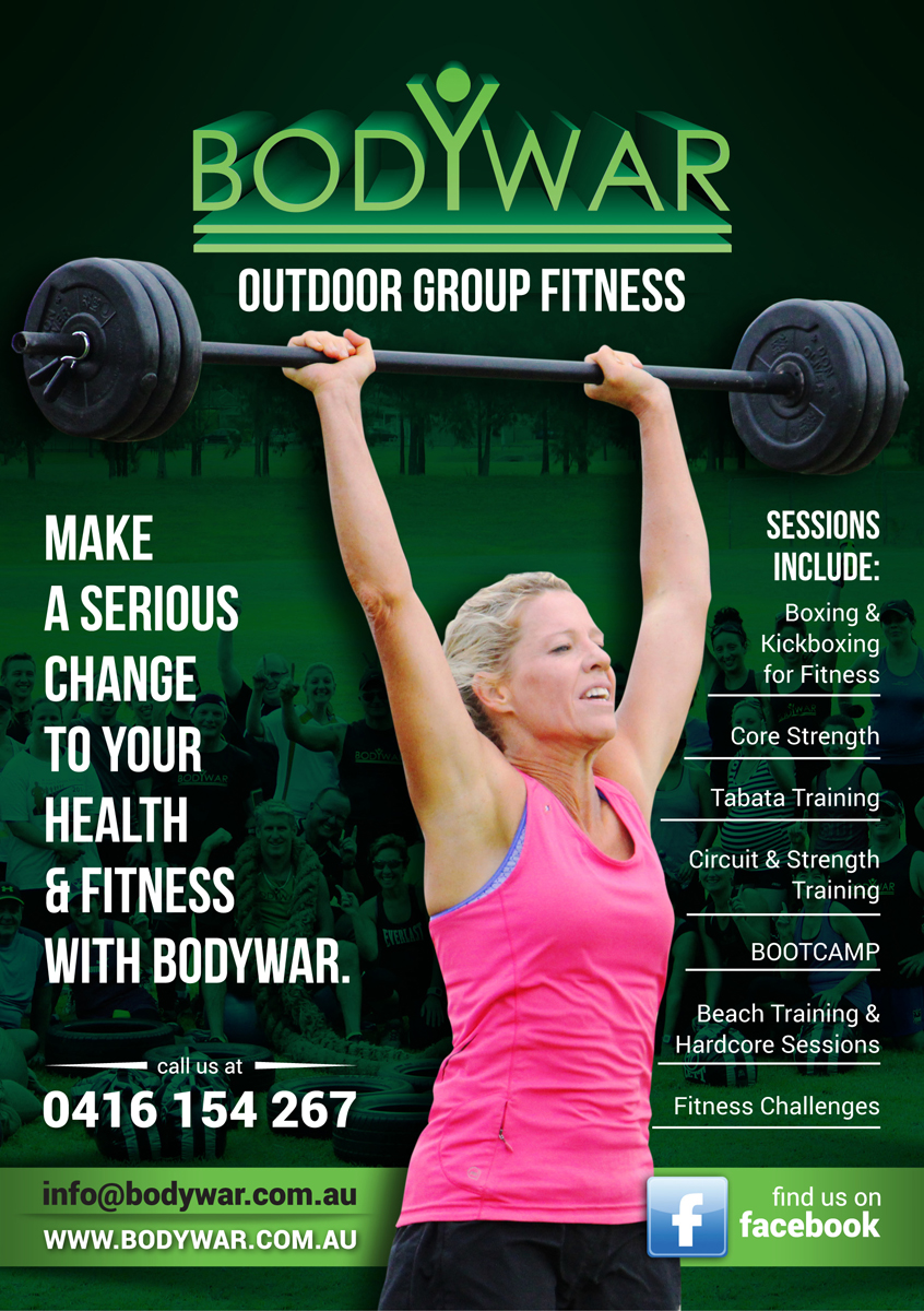 Diseño de Flyer por nurmaili para BODYWAR Pty Ltd | Diseño #3005245