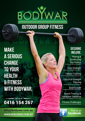 Flyer Design by nurmaili for BODYWAR Pty Ltd | Design: #3005245