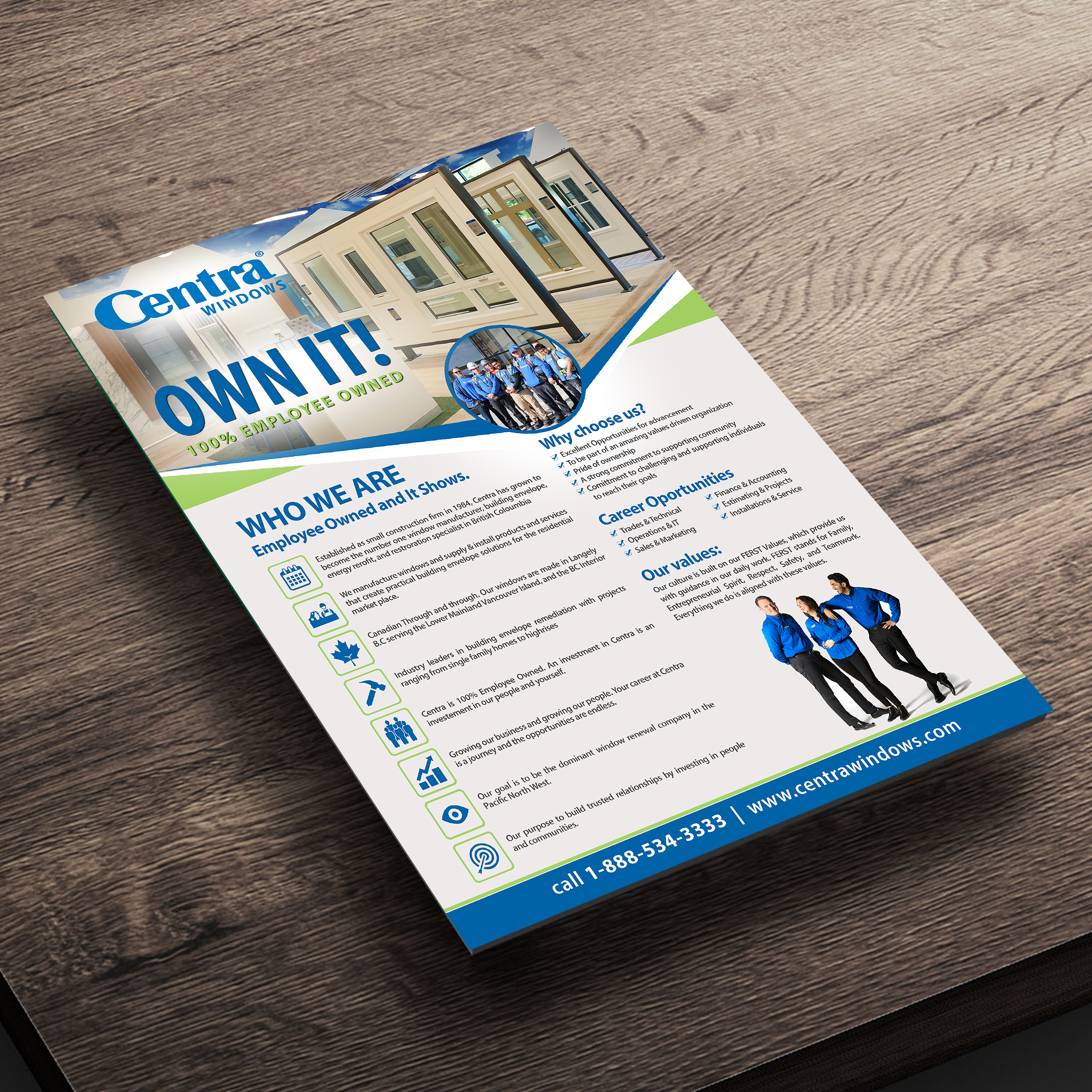 Flyer-Design von Designers Hub für Centra Windows | Design #22852940