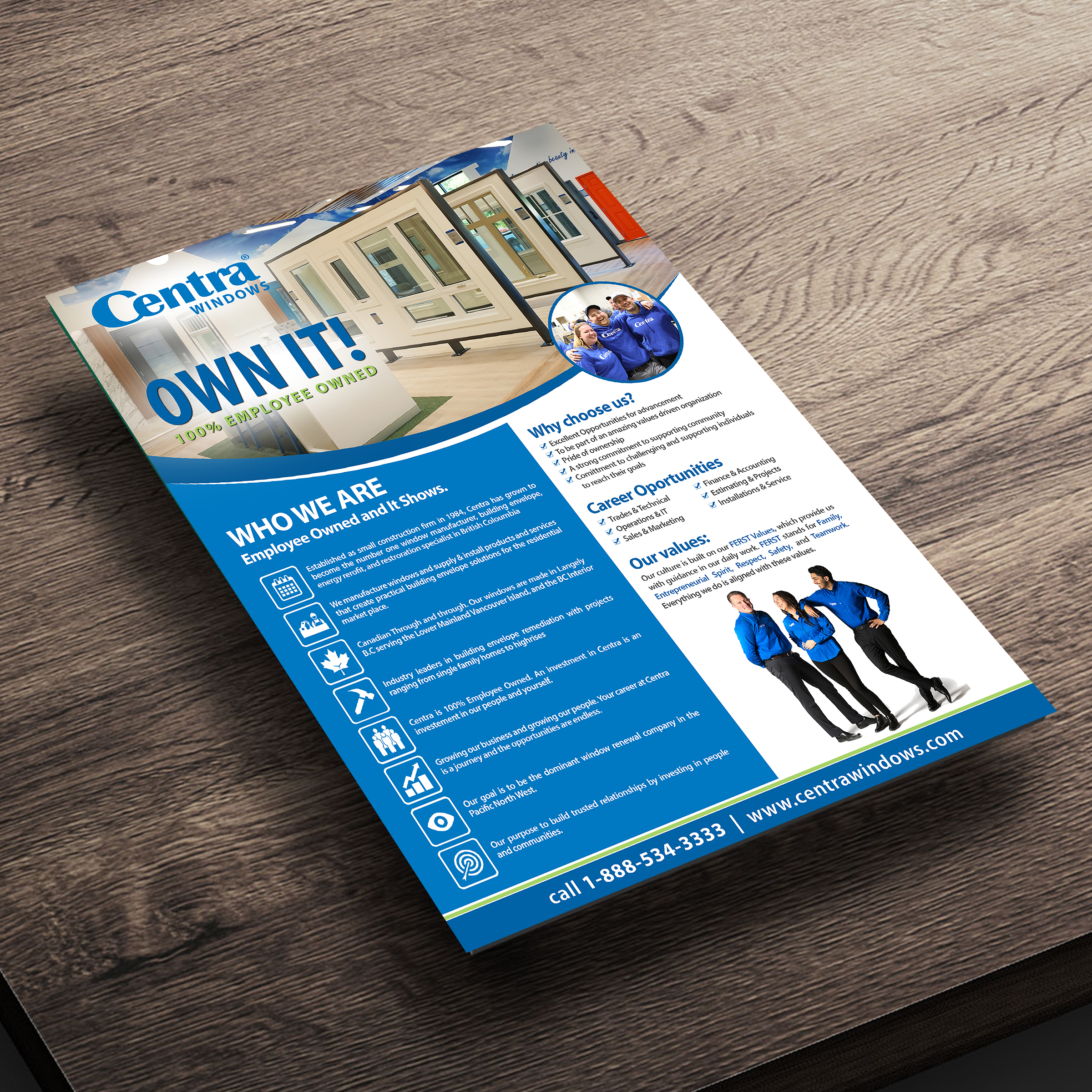 Flyer-Design von Designers Hub für Centra Windows | Design #22855323