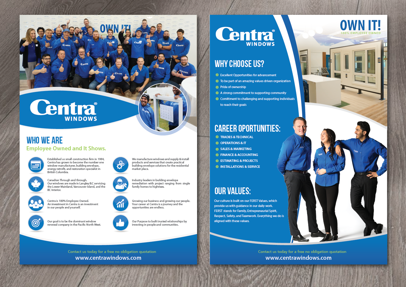 Flyer Design by alex989 for Centra Windows | Design #22862748