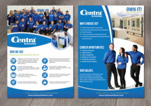 Design de Flyer par alex989 pour Centra Windows | Design : #22862748