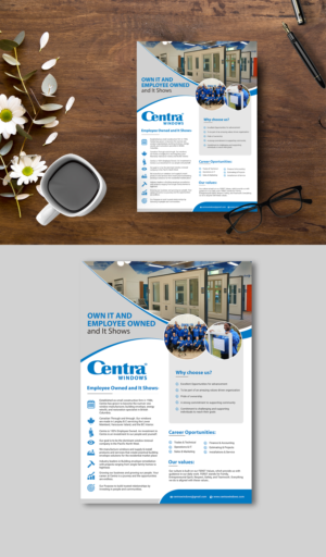 Design de Flyer par debdesign pour Centra Windows | Design : #22861194