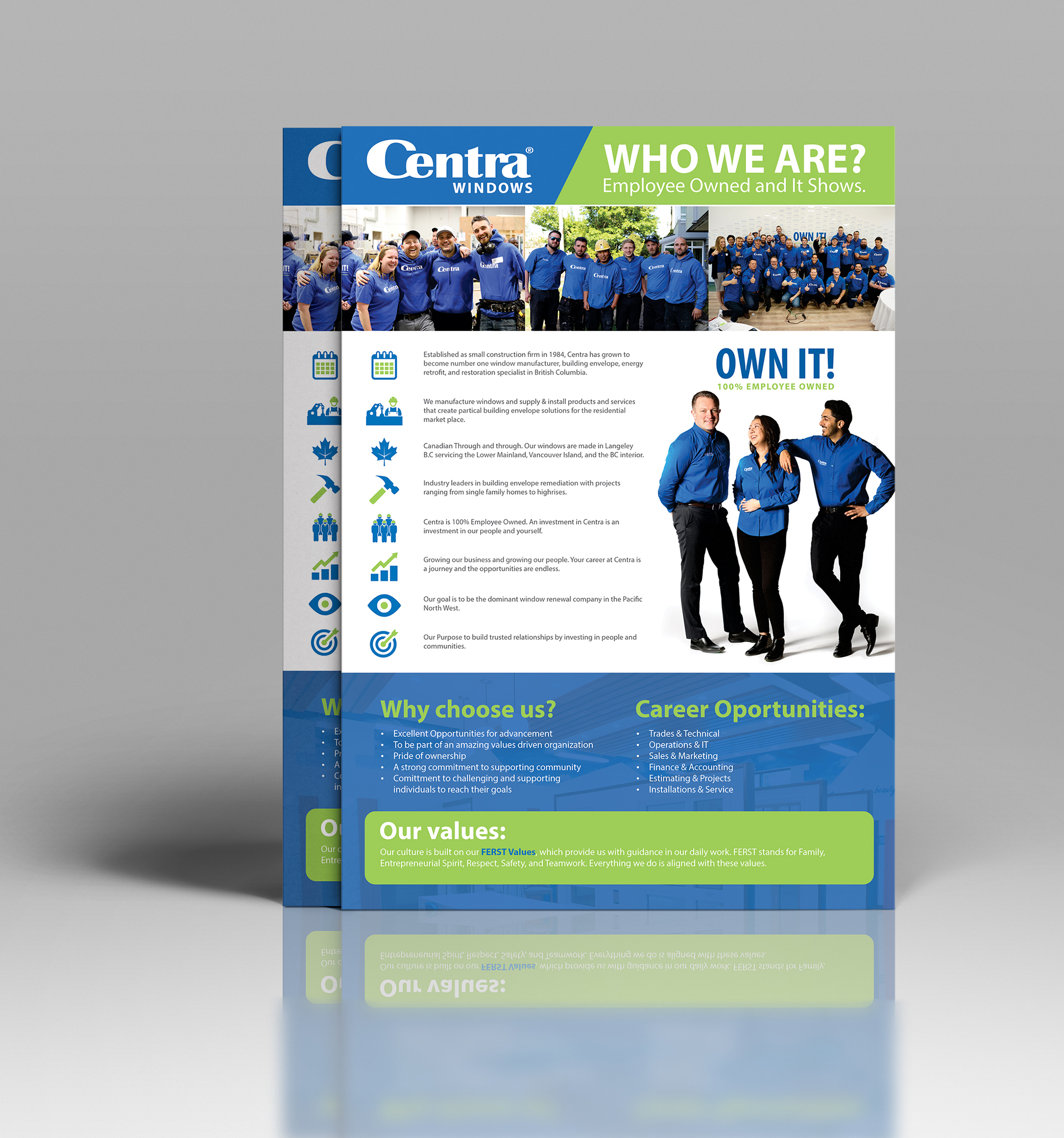 Diseño de Flyer por Davud para Centra Windows | Diseño #22855743
