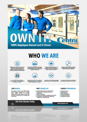 Canadian Construction company needs an employment flyer | Flyer-Design von Adnan.design