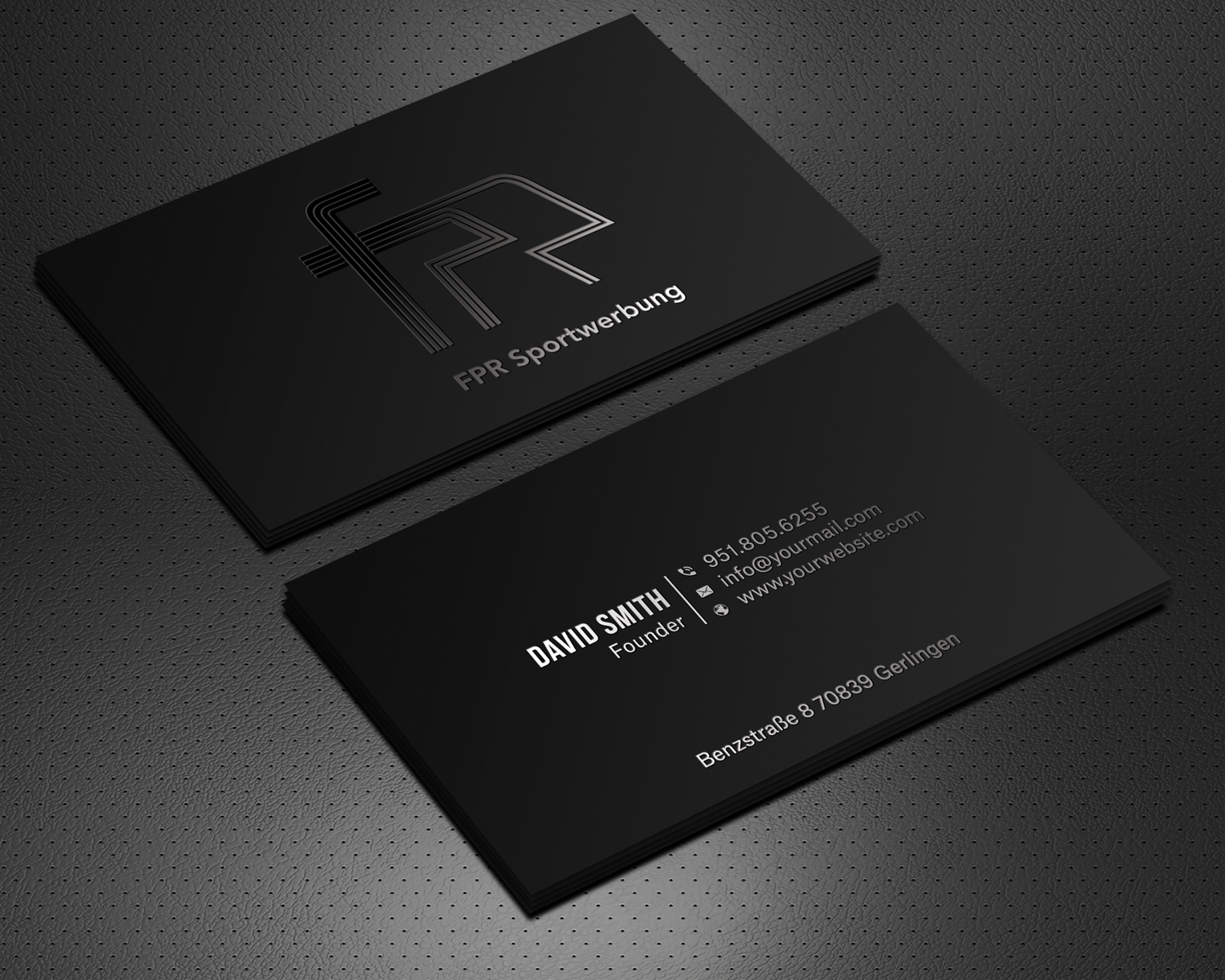 Visitenkarten-Design von Krishno für FPR Sportwerbung | Design #22846038