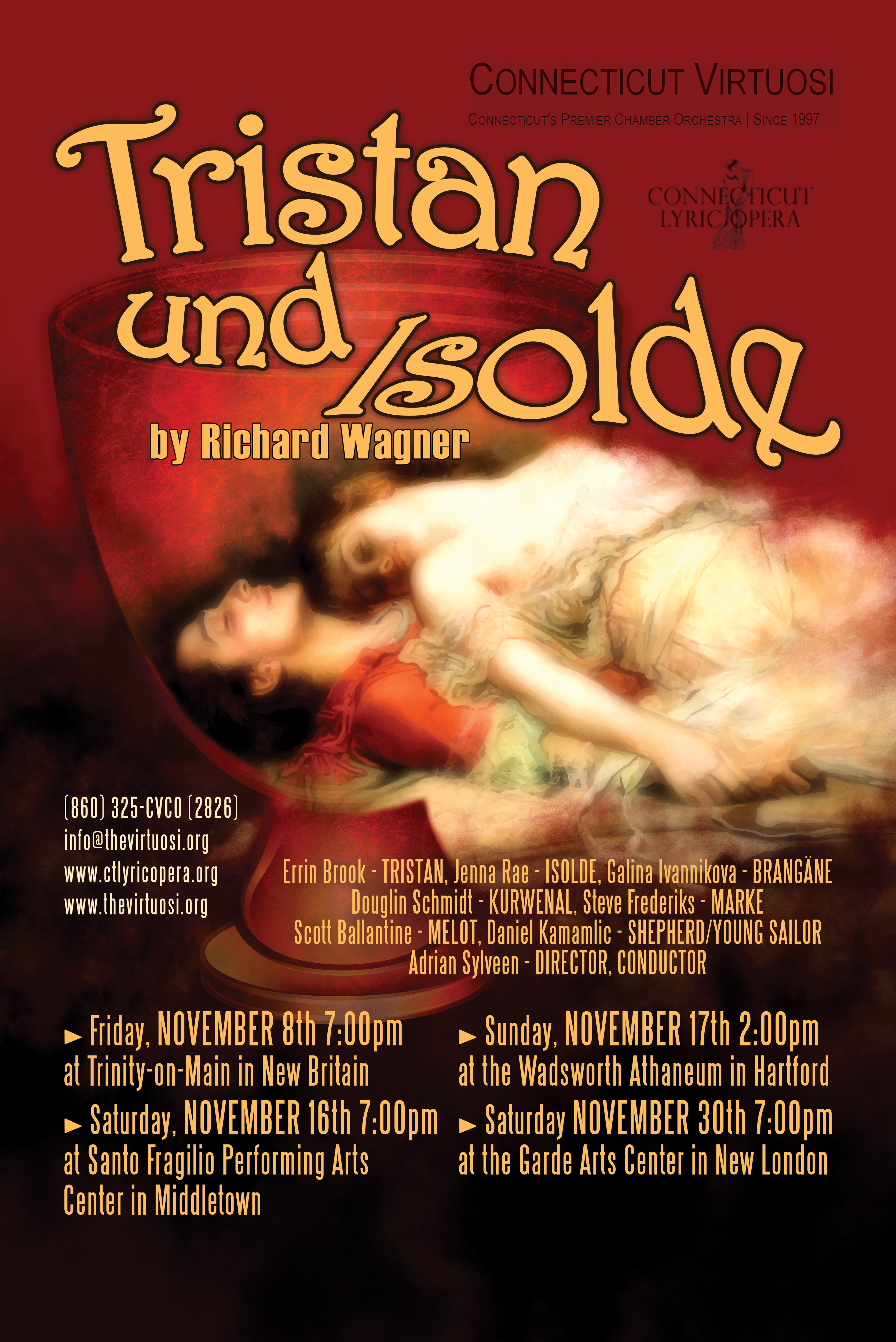 Poster Design by Marina for Connecticut Virtuosi Chamber Orchestra, Inc.  | Design #22882425