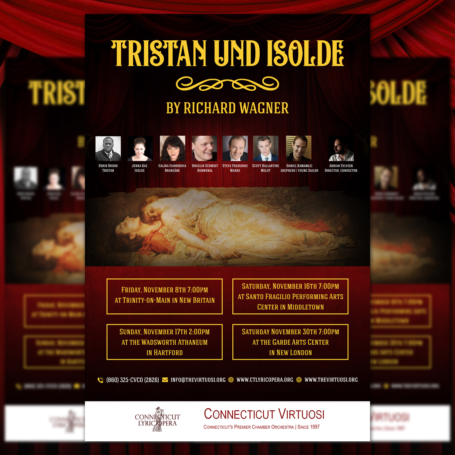 Poster Design by TSU Creations for Connecticut Virtuosi Chamber Orchestra, Inc.  | Design #22862725