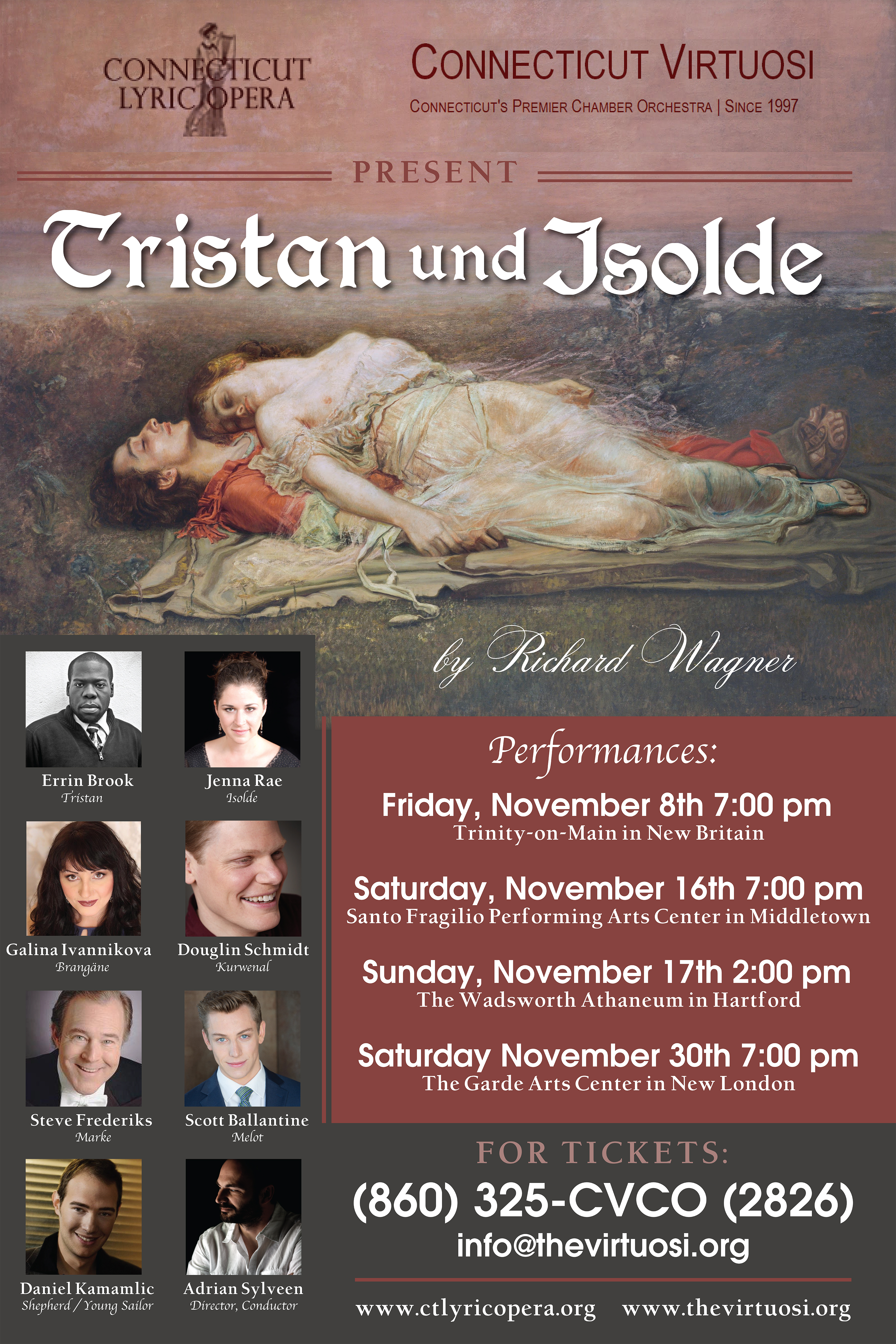 Poster Design by TracyInspires for Connecticut Virtuosi Chamber Orchestra, Inc.  | Design #22890264