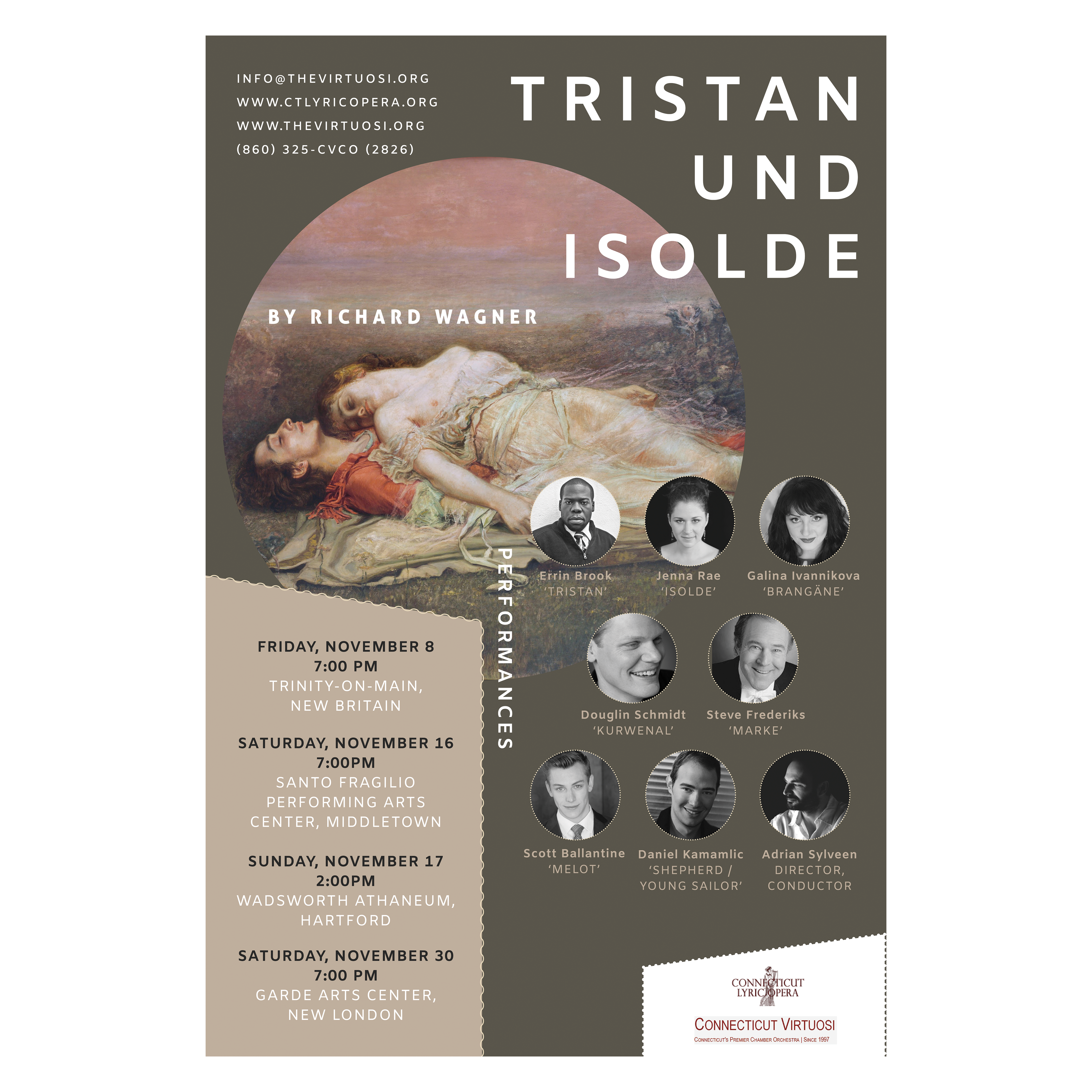 Poster Design by -HEATHER- for Connecticut Virtuosi Chamber Orchestra, Inc.  | Design #22859454