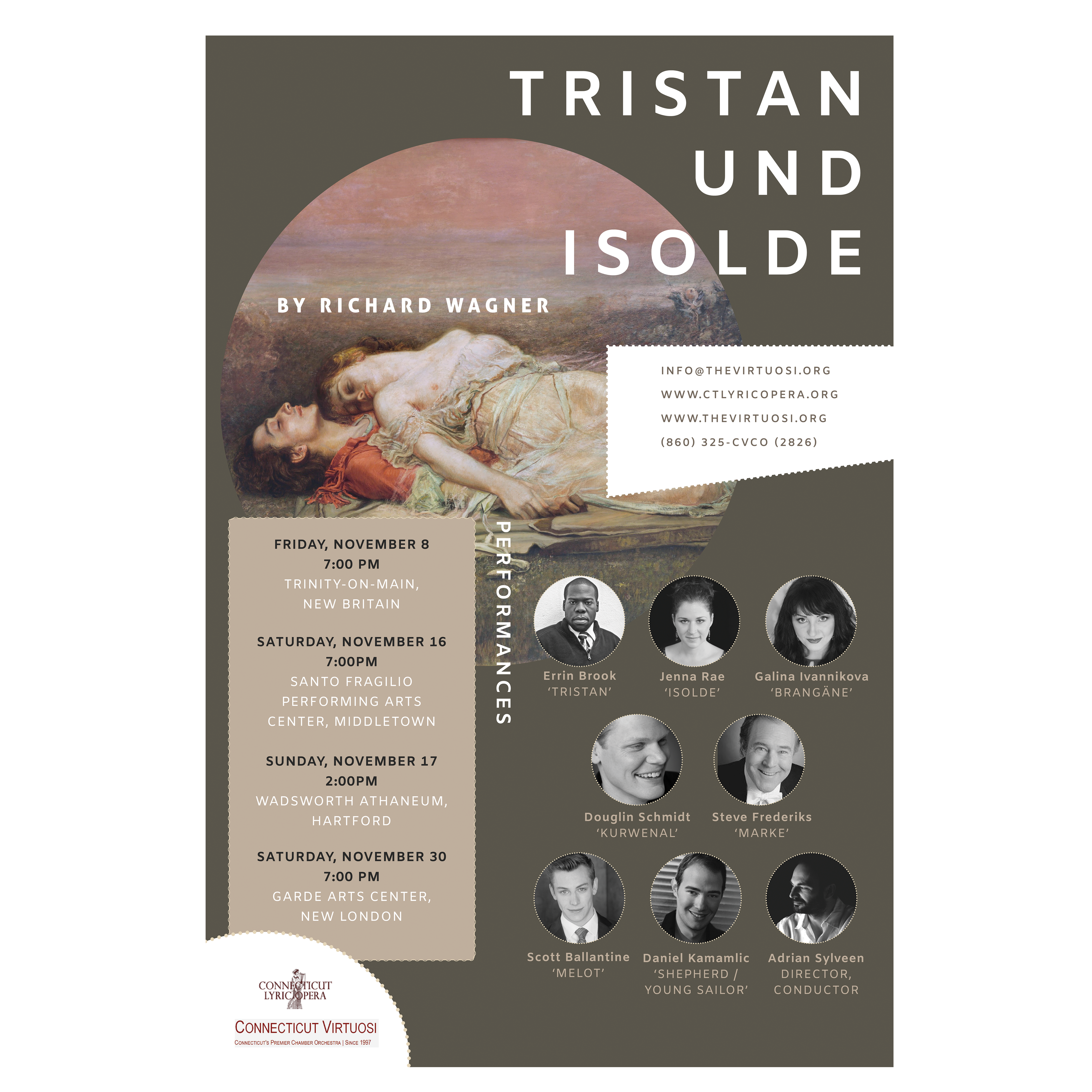 Poster Design by -HEATHER- for Connecticut Virtuosi Chamber Orchestra, Inc.  | Design #22859455