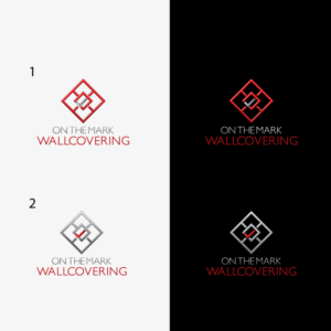 ON THE MARK WALLCOVERING       -- Installation at it's finest! | Diseño de Logo por sankar999