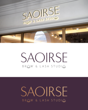 Saoirse Brow & Lash Studio | Logo Design by H-H Arts