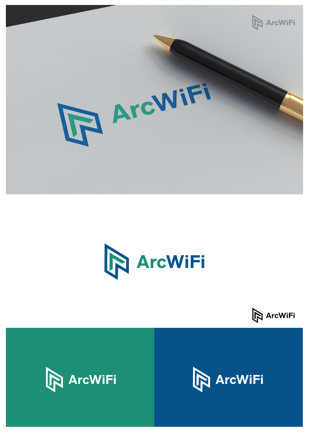 Logo Design by goranvisnjic82 for ArcWiFi Corporation | Design #22849326