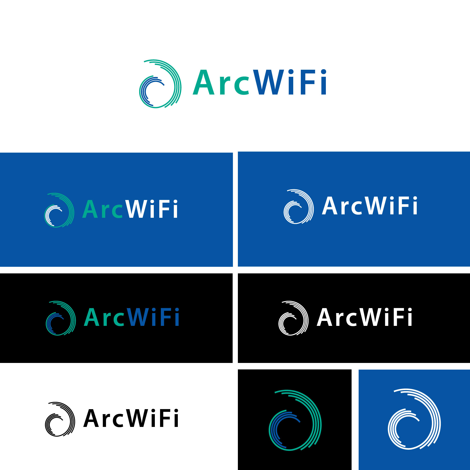 Logo Design by Mellifluent Pen for ArcWiFi Corporation | Design #22849779
