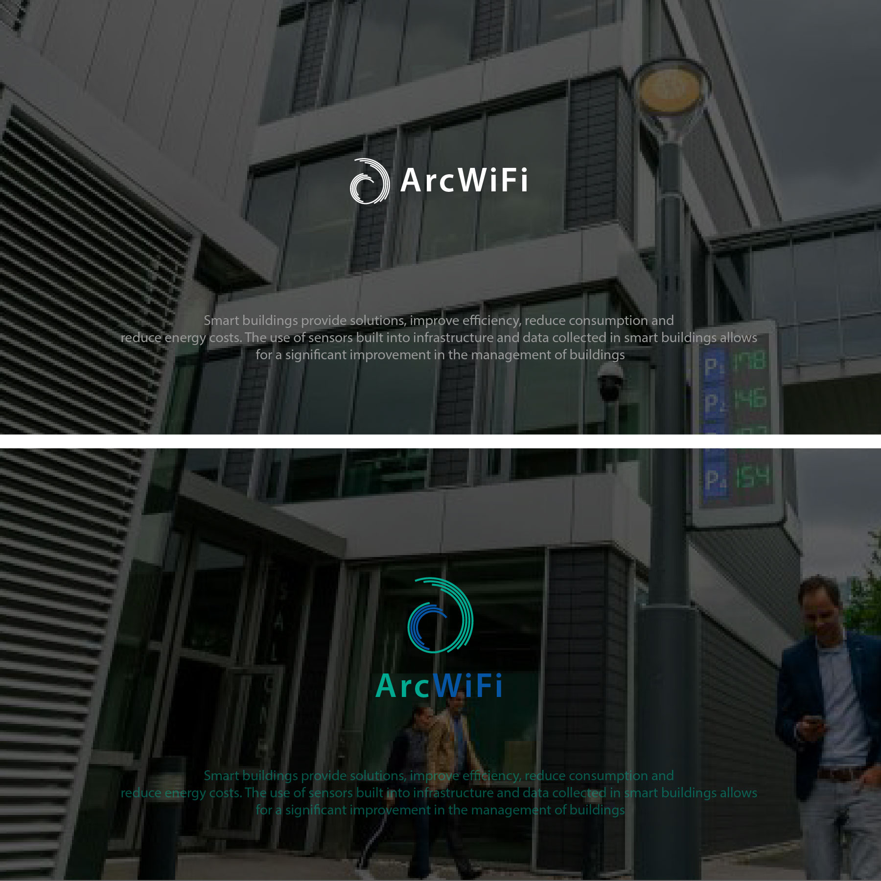 Logo Design by Mellifluent Pen for ArcWiFi Corporation | Design #22850070