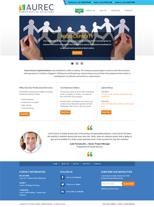 Web Design by Manuli for this project | Design: #2981819