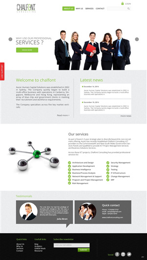 Web Design by pb for this project | Design: #2978557