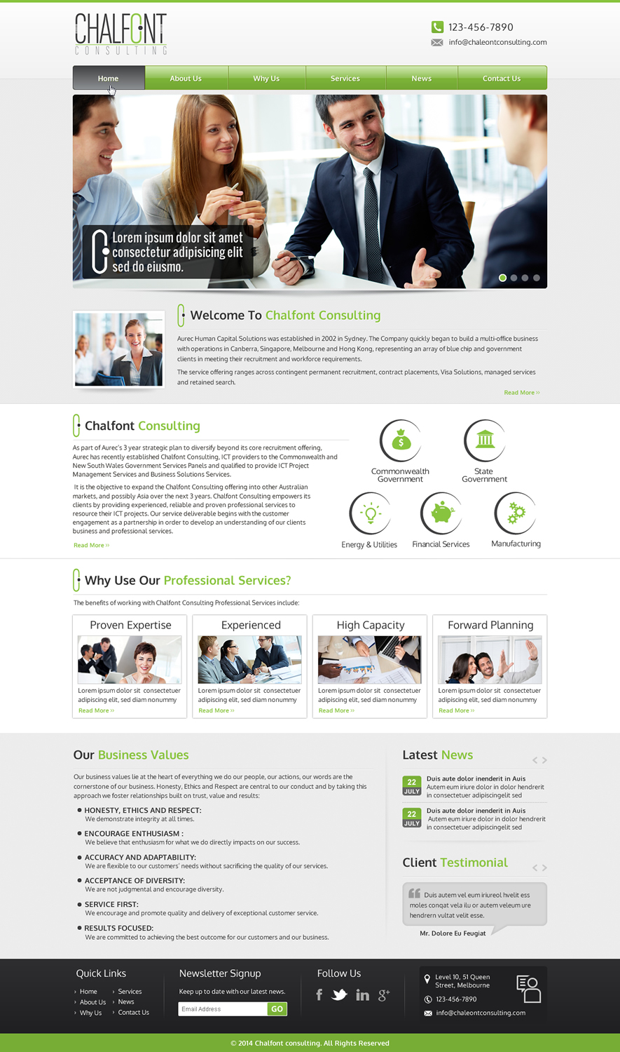 Web Design by Sbss for this project | Design #2993966