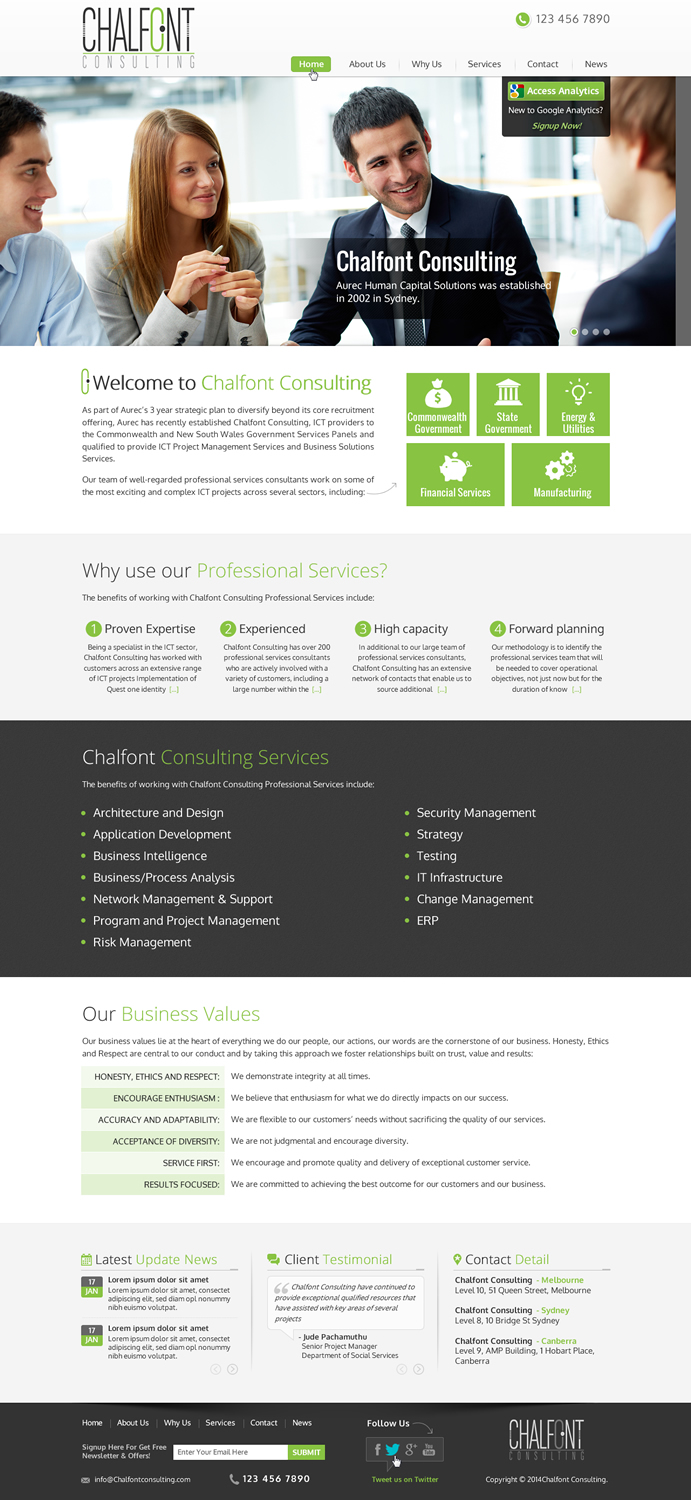 Web Design by Sbss for this project | Design #2994096