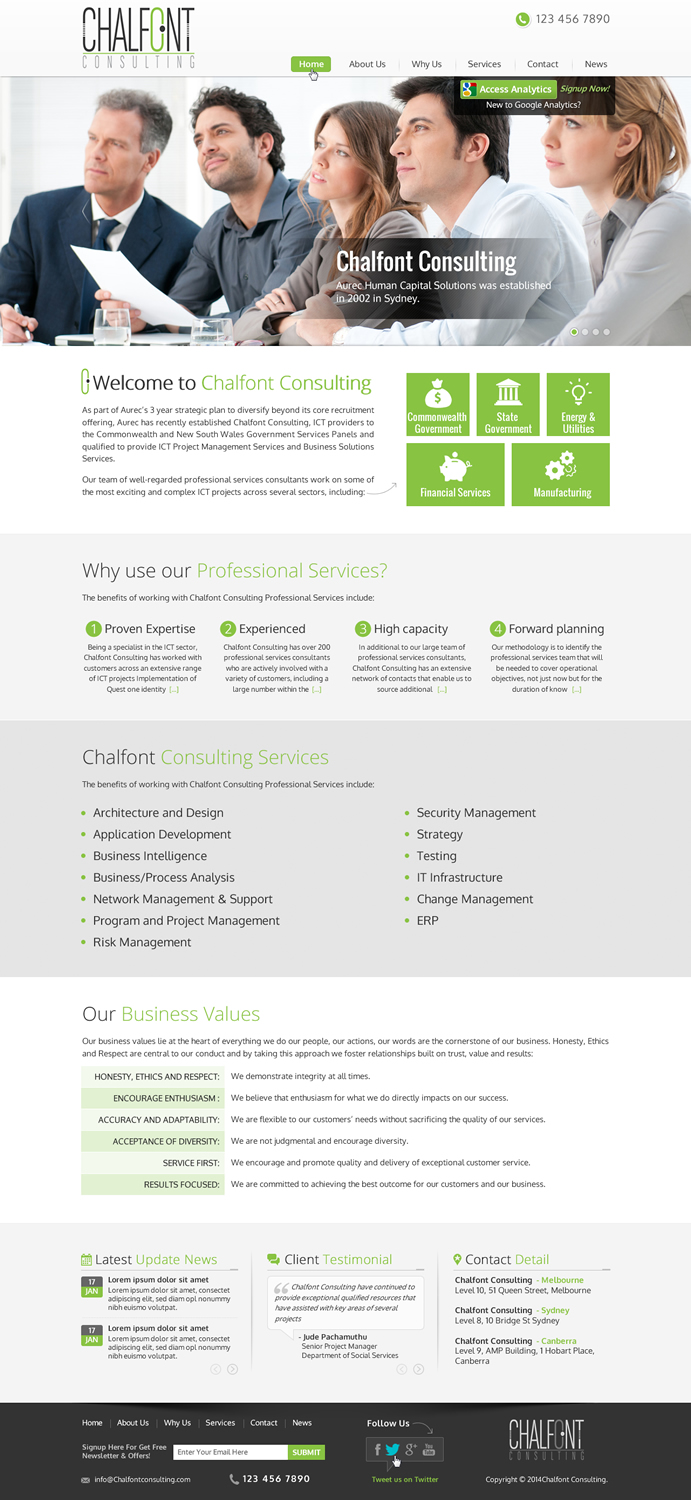 Web Design by Sbss for this project | Design #2994110