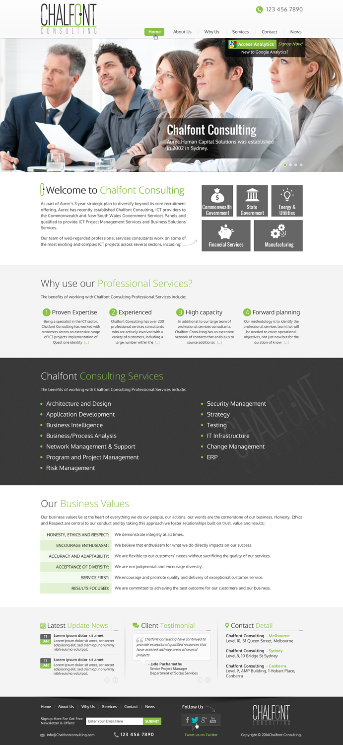 Web Design by Sbss for this project | Design #2994120