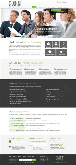 Web Design by Sbss for this project | Design: #2994120