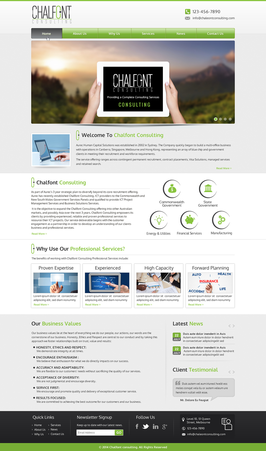 Web Design by Sbss for this project | Design #2998862