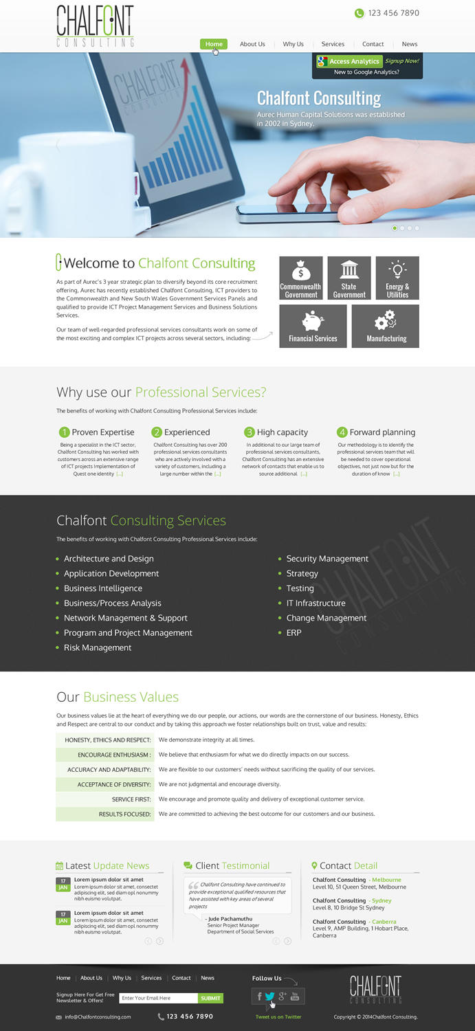 Web Design by Sbss for this project | Design #2998967