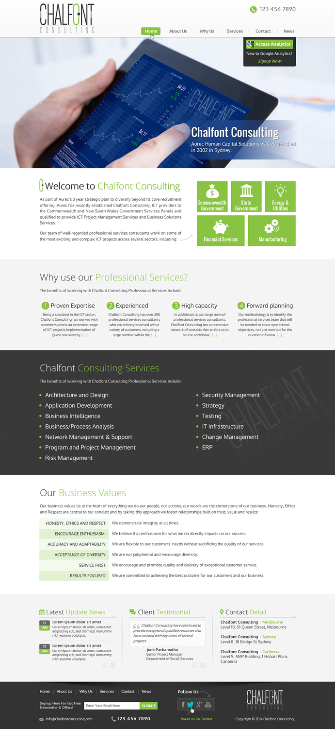 Web Design by Sbss for this project | Design #2998981
