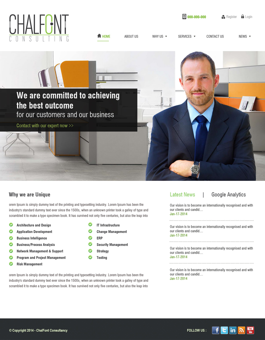 Web Design by Harpreet Singh for this project | Design #3006145