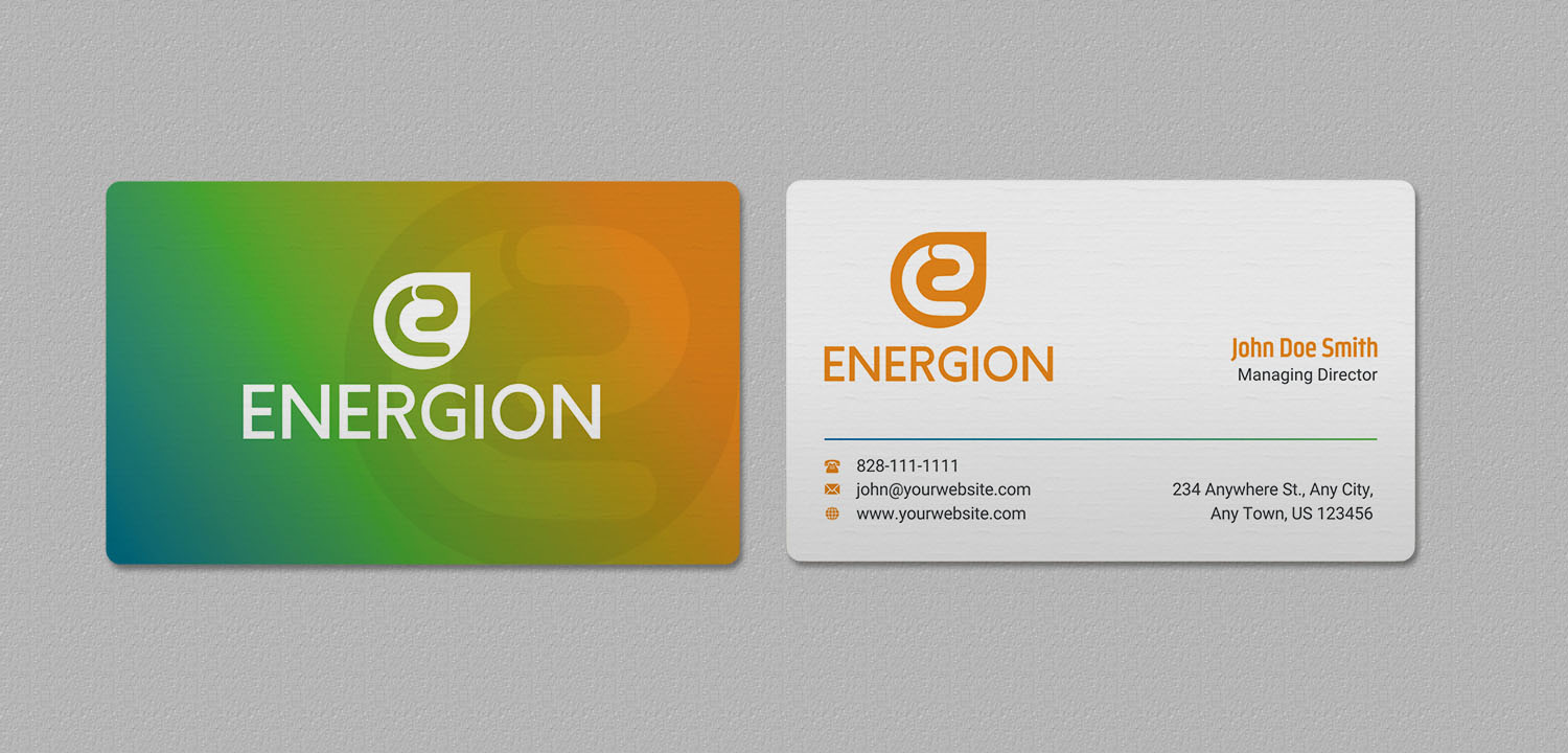 Visitenkarten-Design von INDIAN_Ashok für Energion | Design #22847602