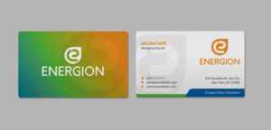 Business Card Design by INDIAN_Ashok for Energion | Design: #22847603