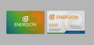 Business Card Design by INDIAN_Ashok for Energion | Design: #22847607